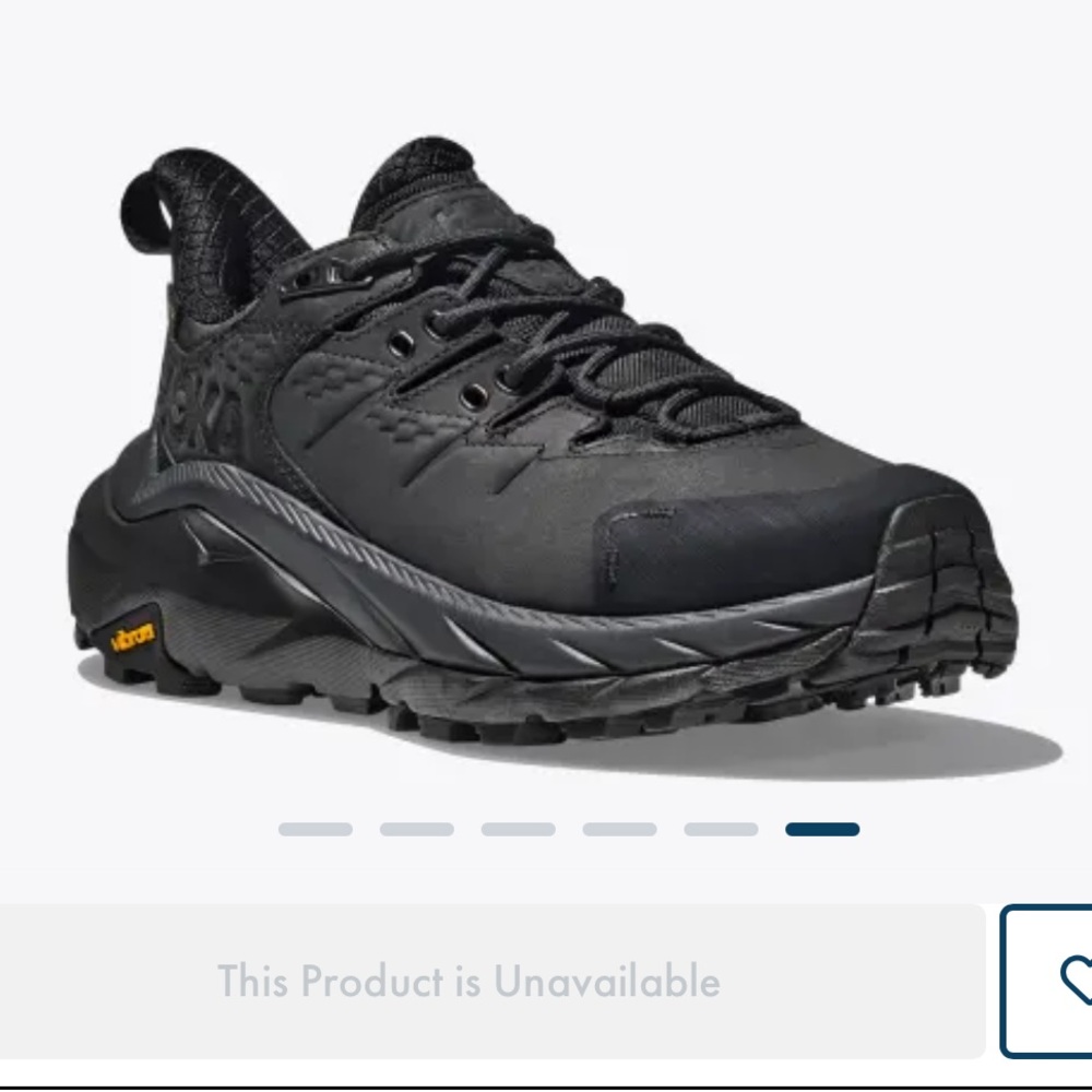 NEW Women’s Hoka Kaha 2 Low GTX all black size 6.5